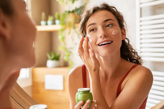 Woman following seasonal skincare routine for Pune weather at VLCC Wakad