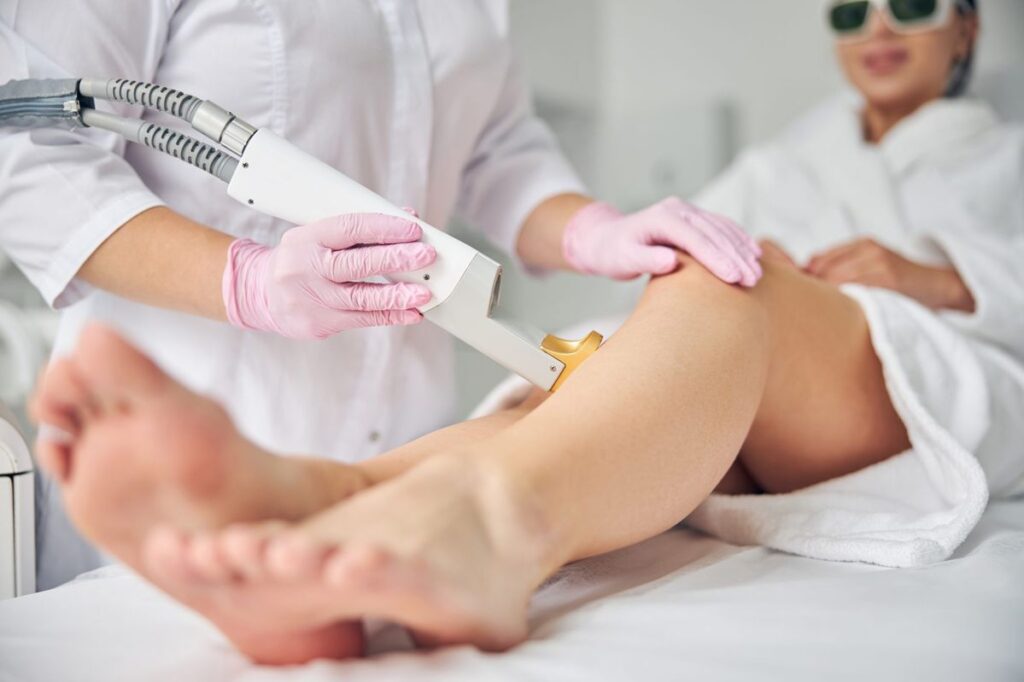 Laser hair removal treatment at VLCC Beauty Clinic Wakad Pune